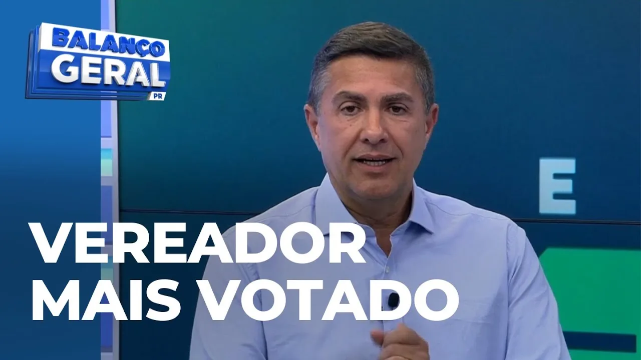 Jornalista Jasson Gourlart é o vereador mais votado em Curitiba com 21.684 votos