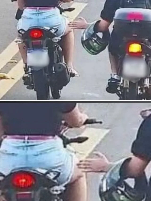 MP denuncia homem que passou a mão nas nádegas de jovem enquanto pilotava moto