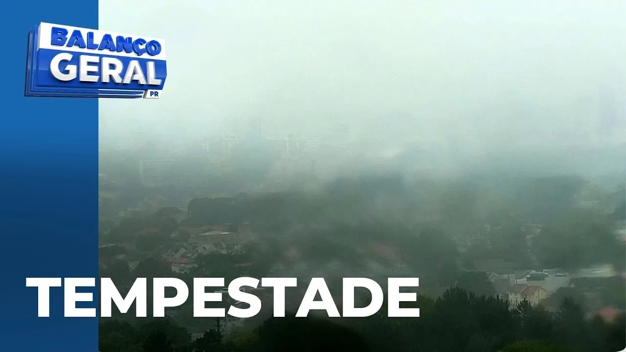 Tempestade: com o excesso de chuva e vento, Paraná segue com alerta de temporal