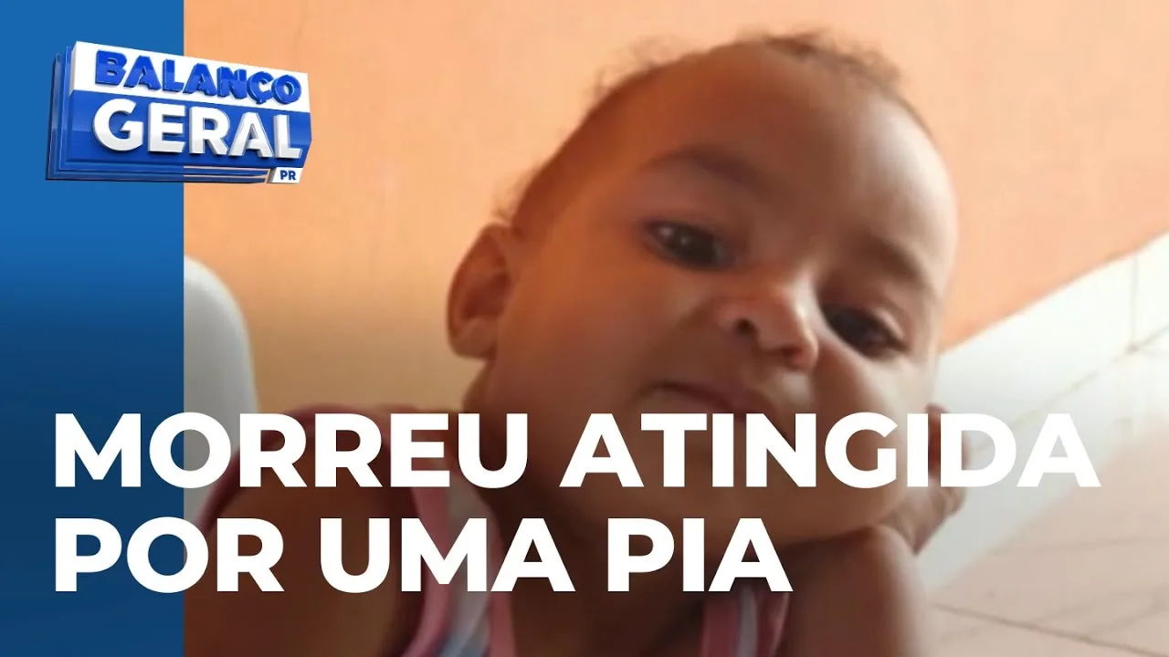 Bebê morre após ser atingida por uma pia de cozinha