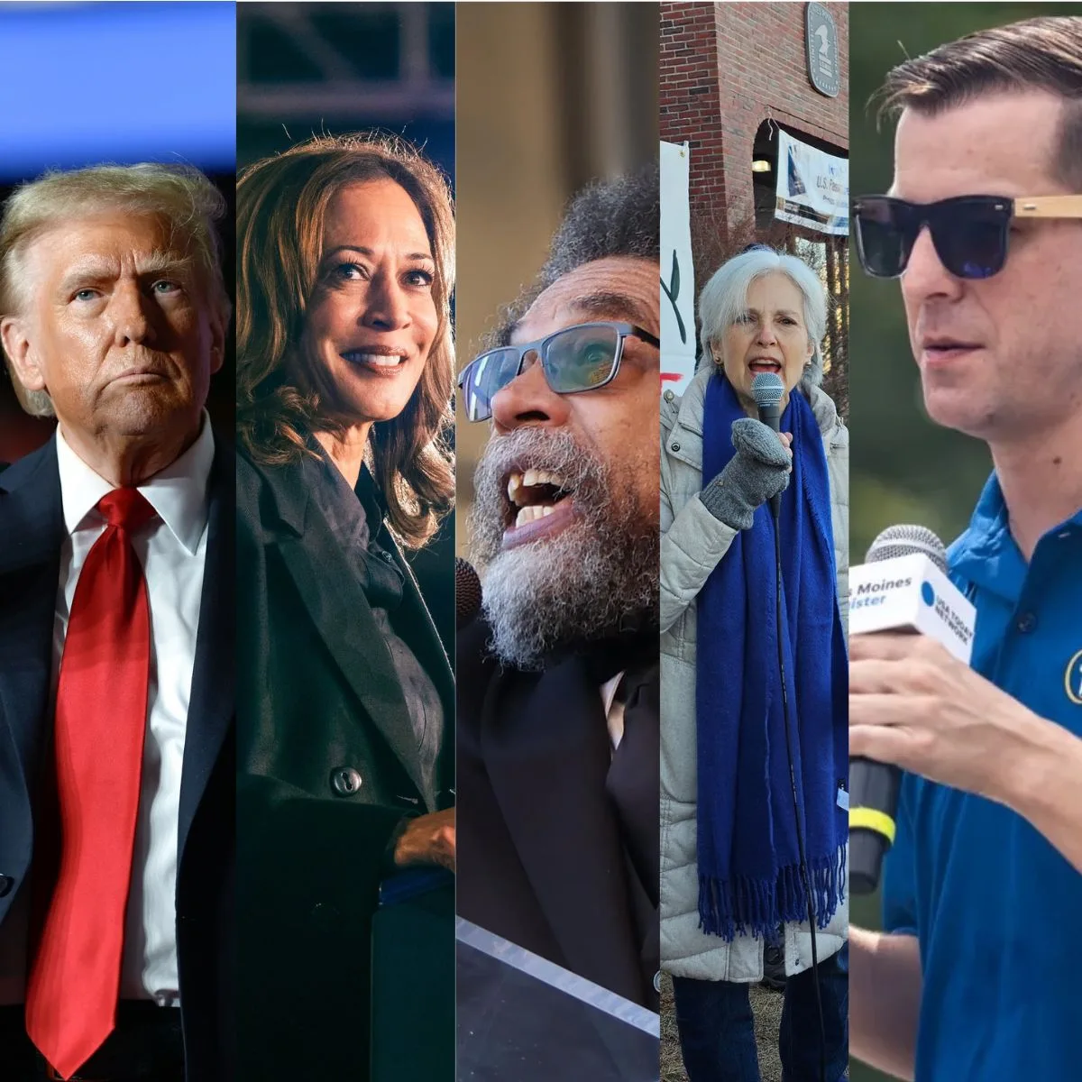 Trump, Kamala, West, Stein ou Oliver: conheça o próximo presidente dos EUA