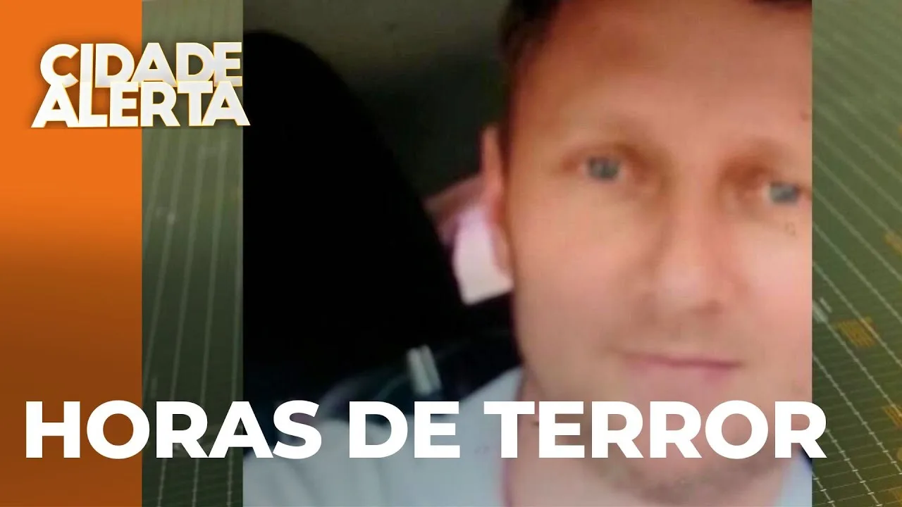 Pai sequestra seus filhos e, após perseguição, tenta cortar o próprio pescoço