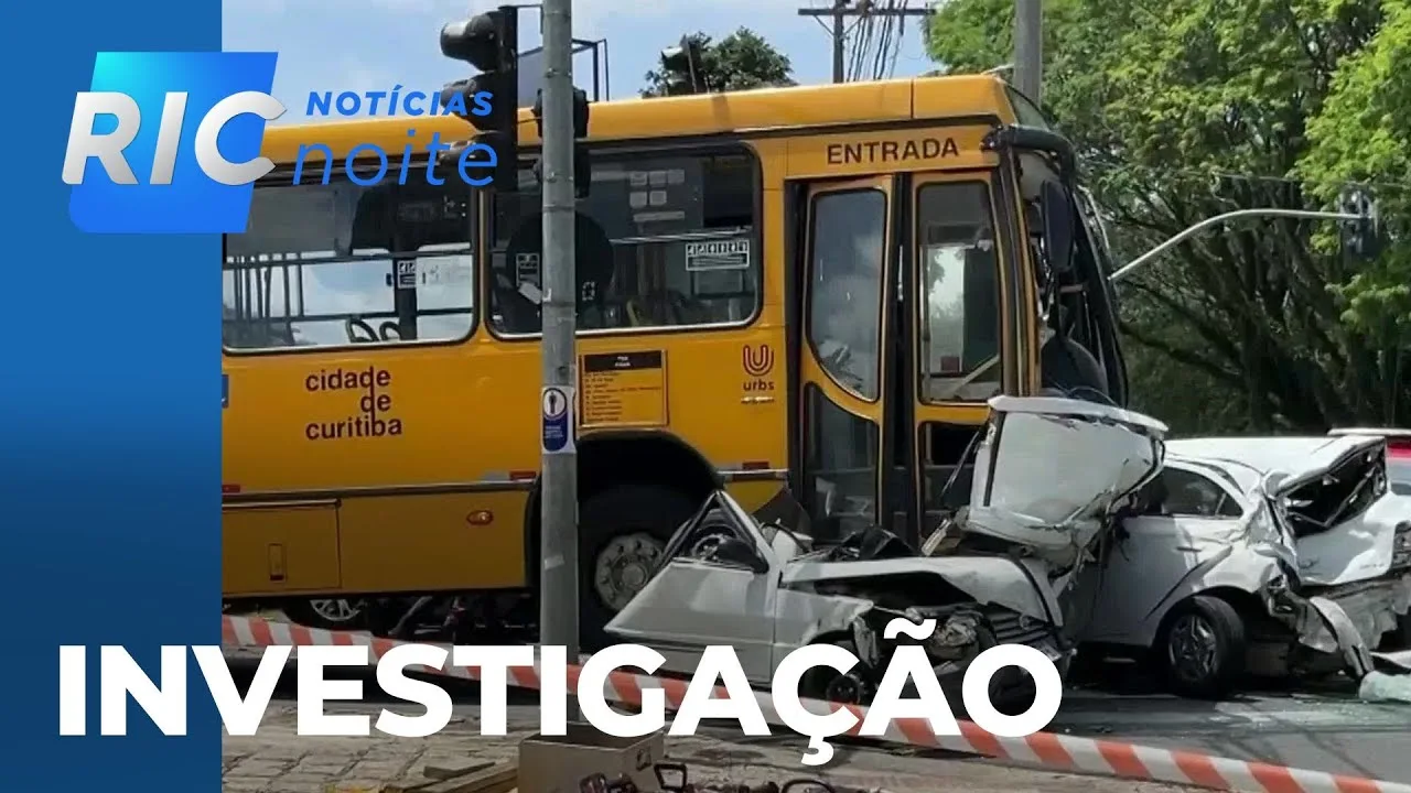 URBS investiga o acidente, envolvendo ônibus desgovernado, que matou dono de churrascaria no Paraná