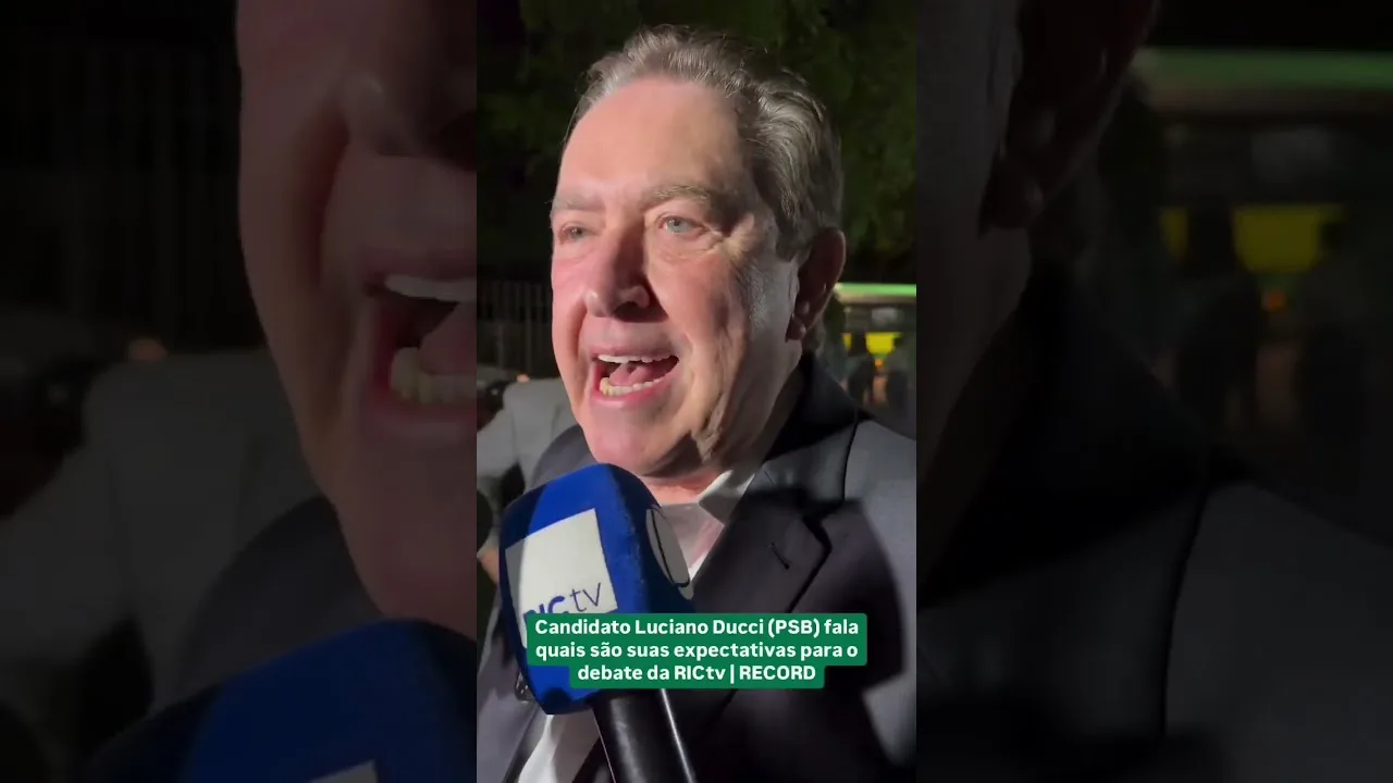 Debate RICtv: Candidato Luciano Ducci (PSB) fala quais são suas expectativas
