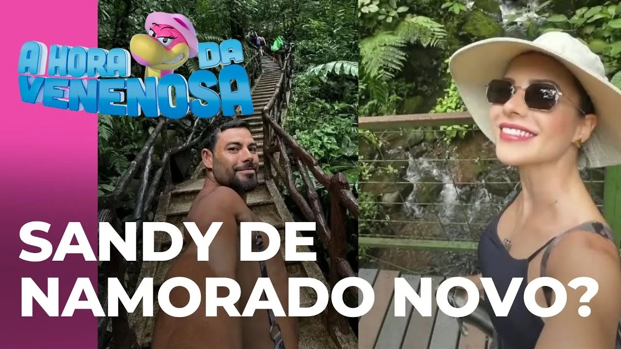 Sandy posta fotos no mesmo lugar que o médico Pedro Andrade na Costa Rica