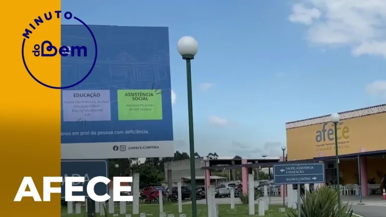 Minuto do Bem: Associação Franciscana de Educação ao Cidadão Especial (AFECE)