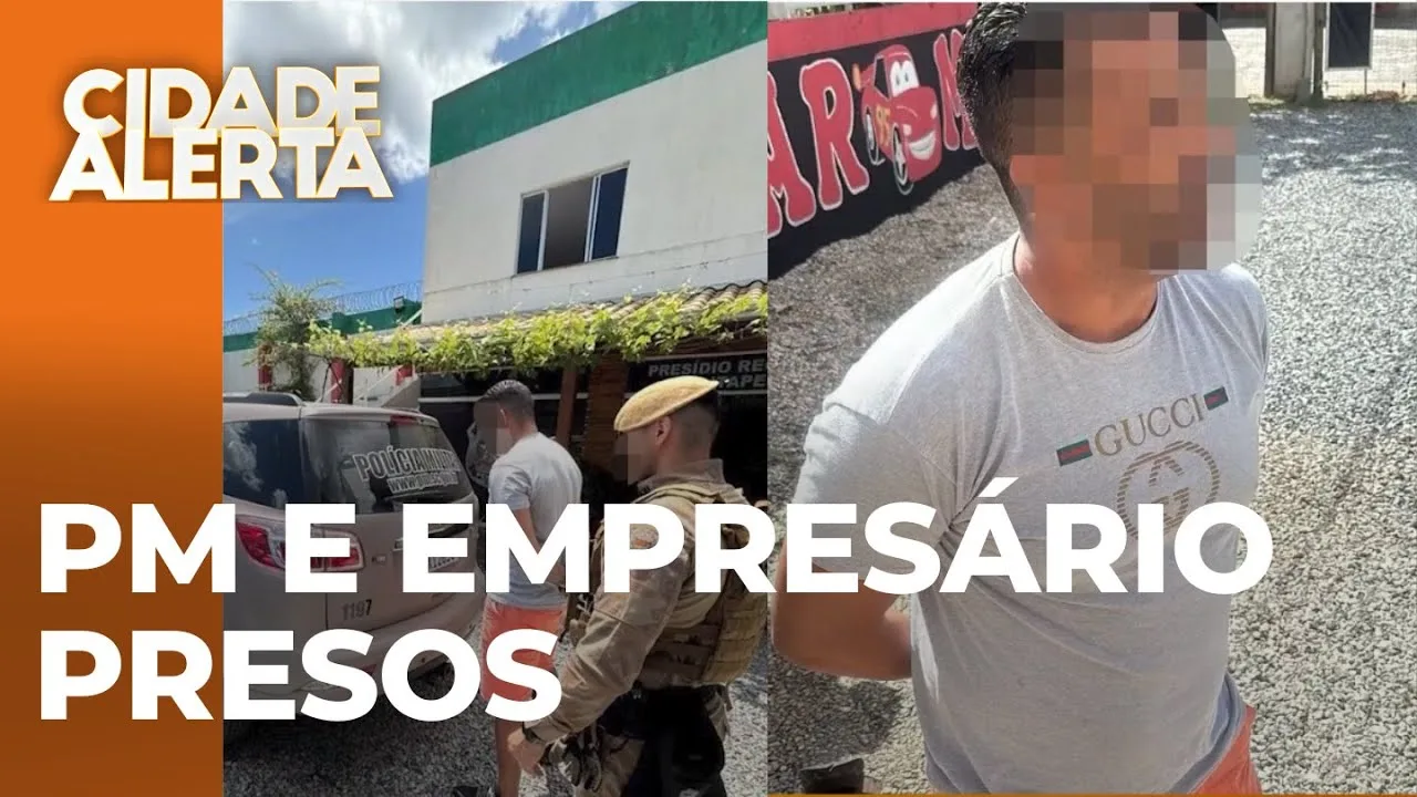 Policial e empresário presos por envolvimento com tráfico de drogas