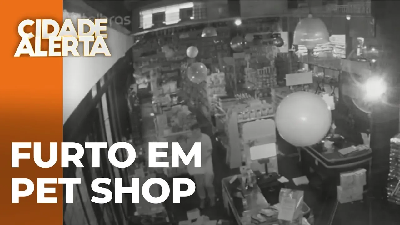 Pet shop é furtado e bandido só leva R$ 10, mas o prejuízo é maior