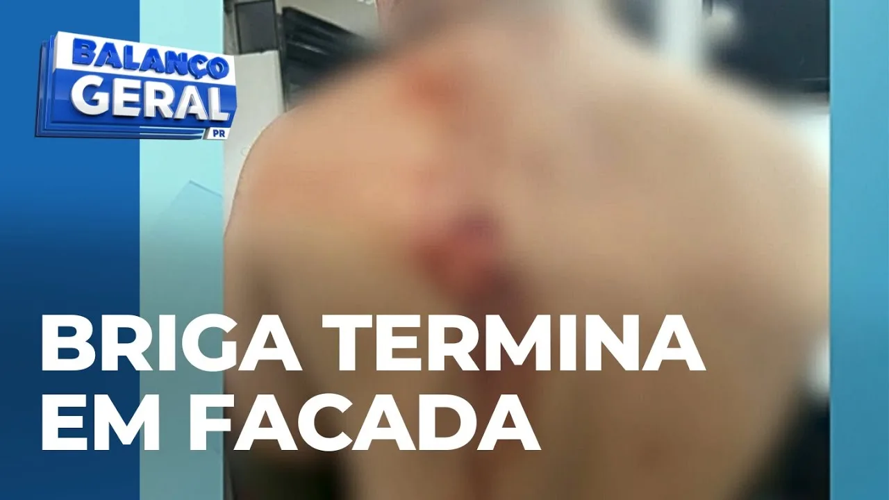 Briga flagrada no trânsito de Curitiba acaba com homem esfaqueado