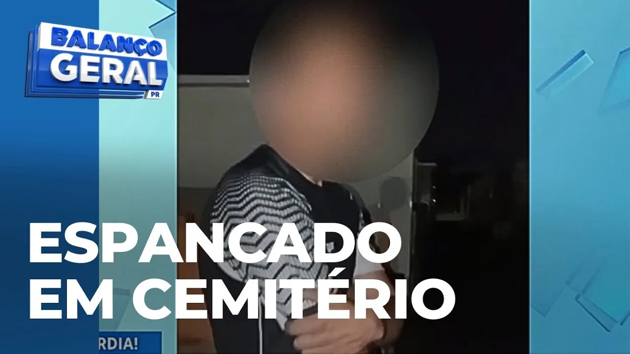 Homem é espancado no cemitério de Piraquara; ele devia R$ 100,00 para traficantes de drogas