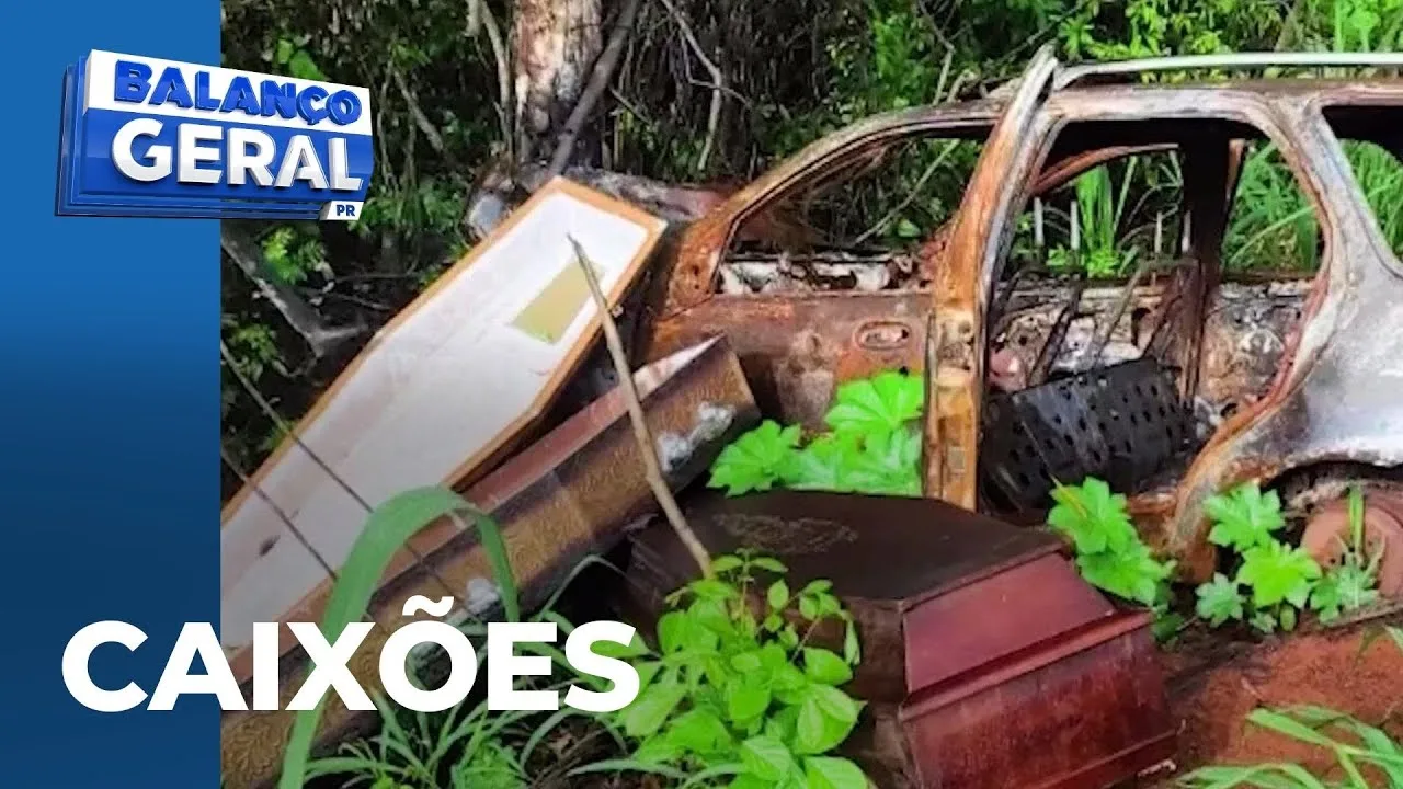 Caixões são encontrados às margens da PR-170, entre Cambira e novo Itacolomi