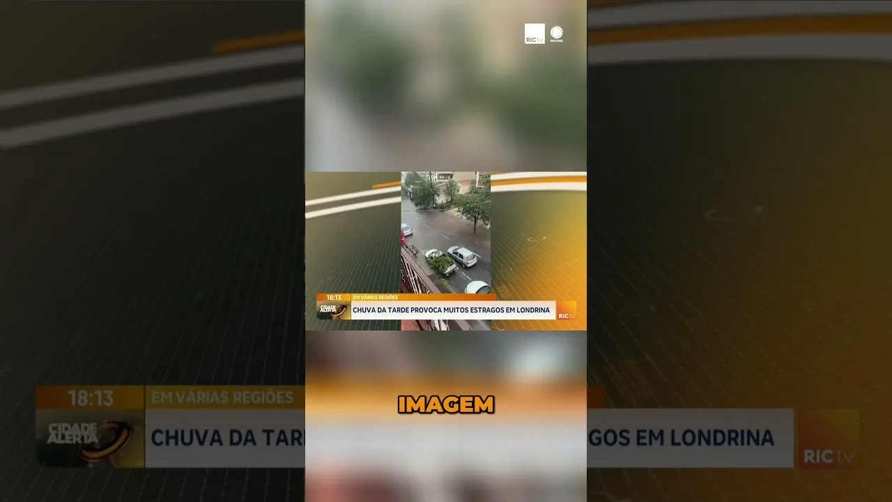 Semana começa com chuva forte e muitos pontos de alagamentos