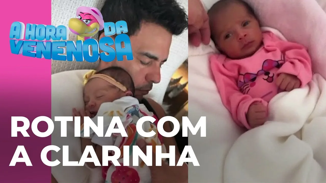 Graciele Lacerda e Zezé Di Camargo mostra nova rotina após o nascimento da Clara