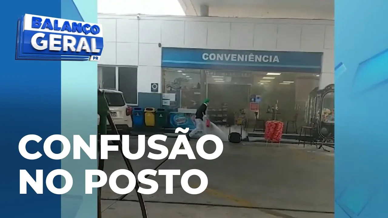 Funcionário demitido se revolta e ataca conveniência de posto de combustível no Sítio Cercado