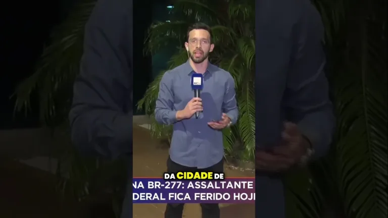 Confronto na BR-277: assaltante morre e policial federal fica ferido, após troca de tiros