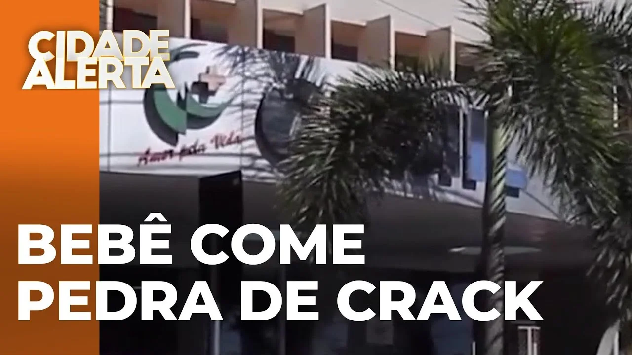 Bebê intoxicado com crack recebe alta em Umuarama; mãe continua presa