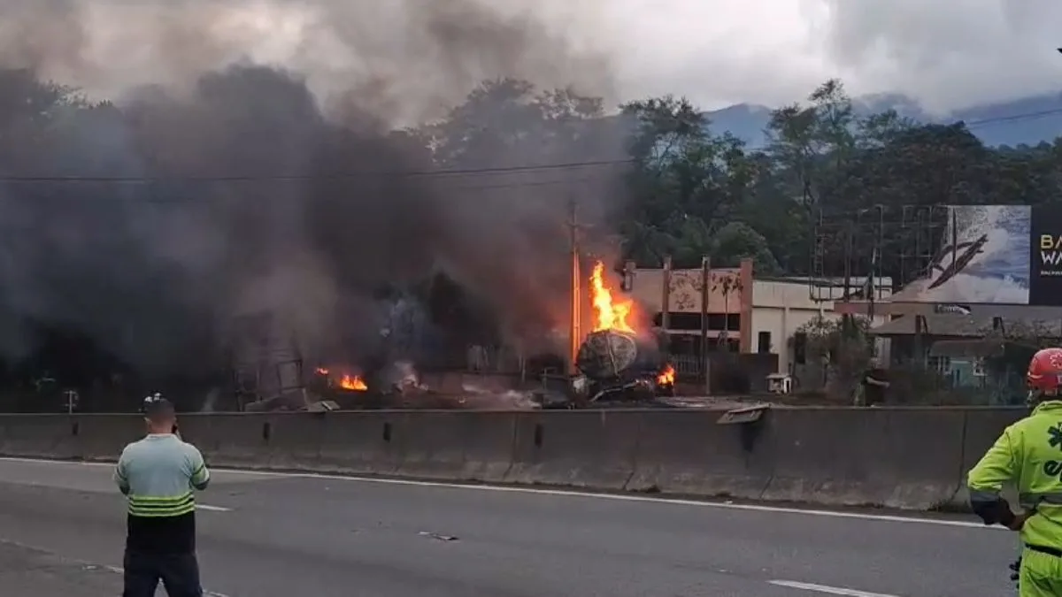 "Faltou o freio", diz motorista de caminhão envolvido em acidente na BR-277