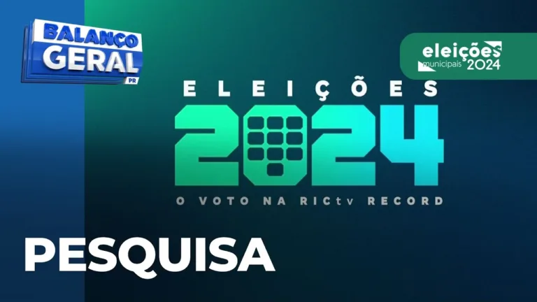 Eleições 2024: pesquisa eleitoral IRG/RICtv RECORD mostra disputa no 2⁠º turno em Curitiba