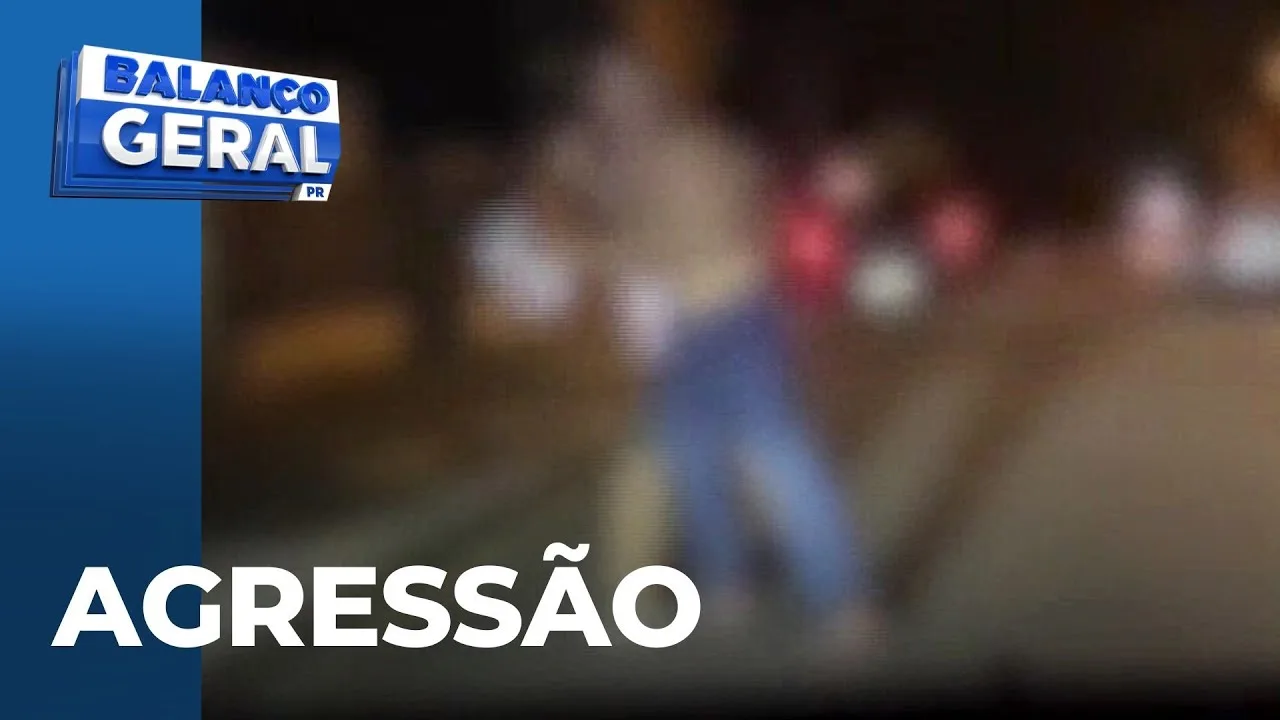 Homem agride mulher com capacete e é preso após perseguição em Paranavaí