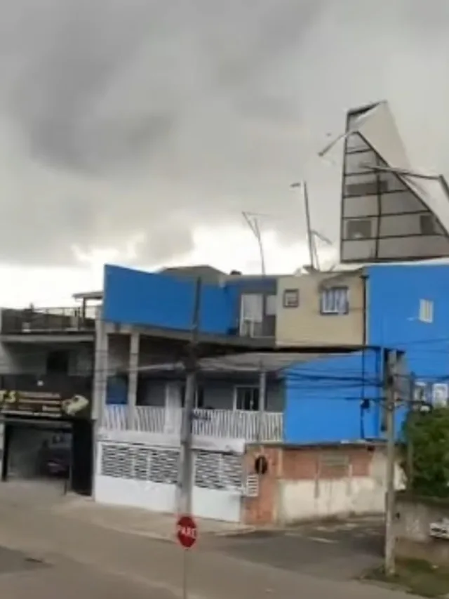 Morte, destelhamentos e árvores caindo: vídeos mostram estragos por temporais