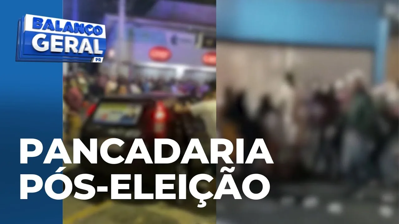 Domingo de eleição termina em pancadaria, depredação de carro e som alto na região metropolitana