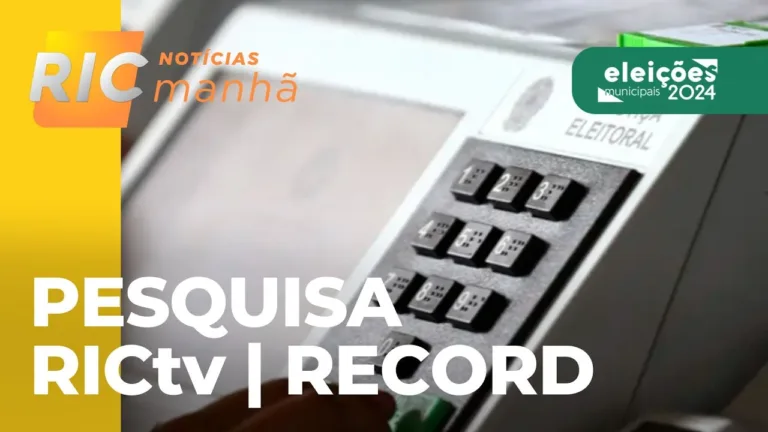 Pesquisa da RICtv | RECORD aponta Eduardo Pimentel na liderança das intenções de votos