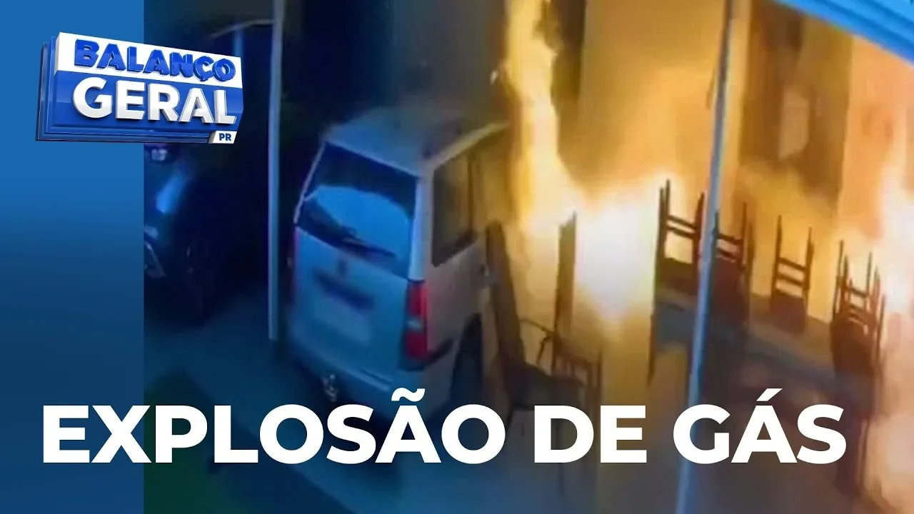 Botijão de gás explode em casa no Jardim Universo; câmera registrou o acidente