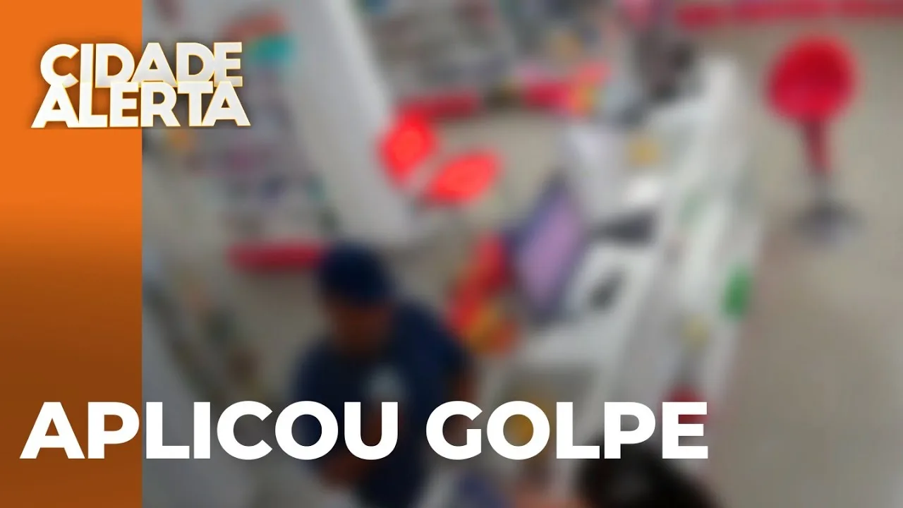 Homem aplica o golpe do troco e deixa farmácia no prejuízo