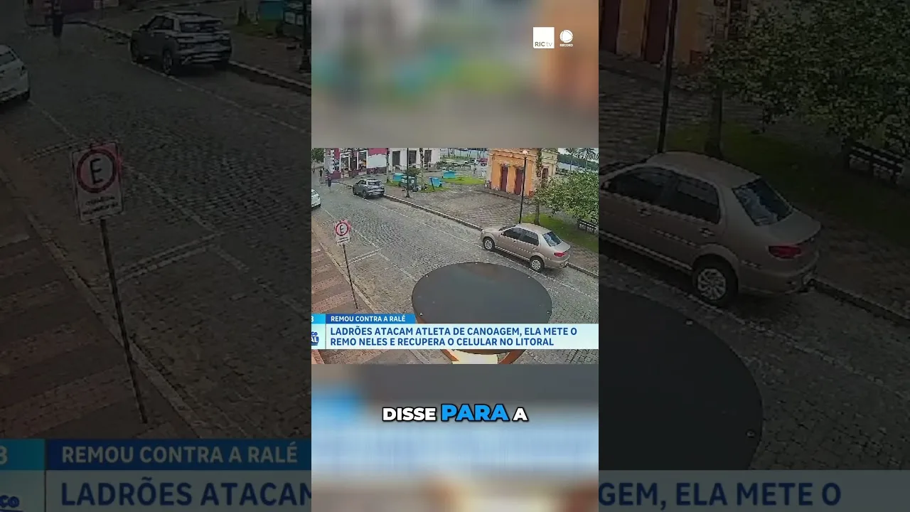 Ladrões atacam atleta de canoagem, ela mete o remo neles e recupera o celular no litoral