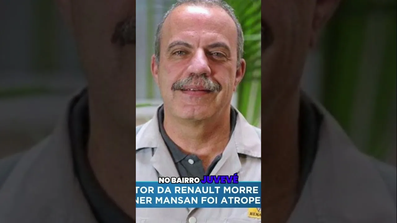 Diretor da Renault, Vagner Mansan, morre aos 60 anos, após ser atropelado por um ônibus
