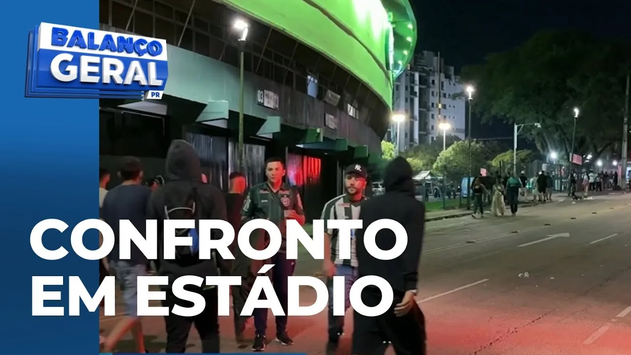 Torcedor espancado em briga na arquibancada e muita confusão em torno do estádio