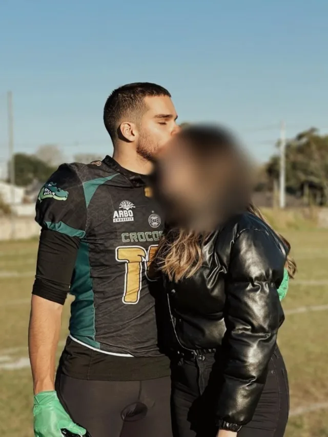 “Com você onde estiver”, diz namorada de jogador do Coritiba Crocodiles
