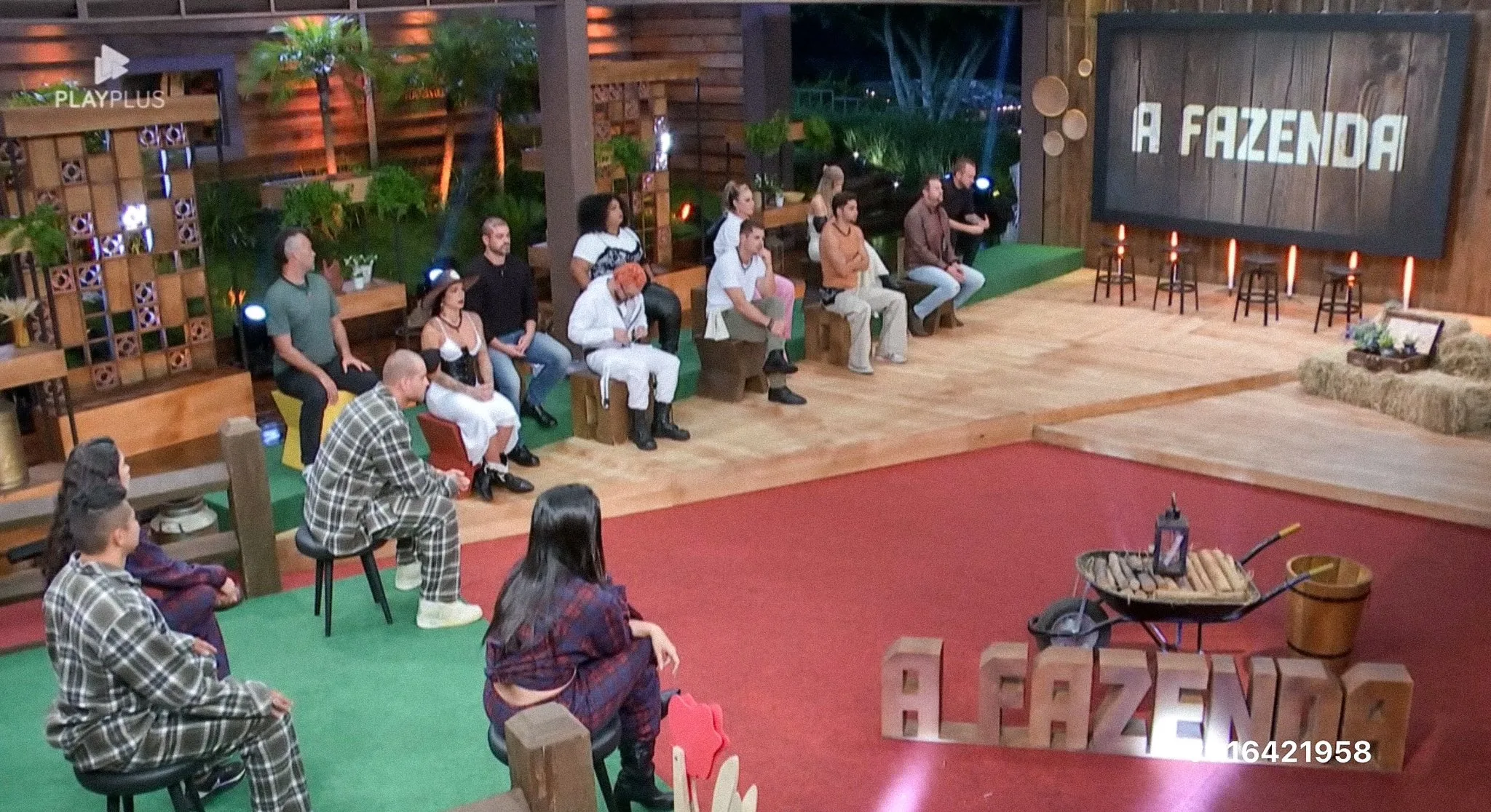 7ª Roça de A Fazenda 16 foi formada nesta terça (Imagem: Reprodução / PlayPlus)