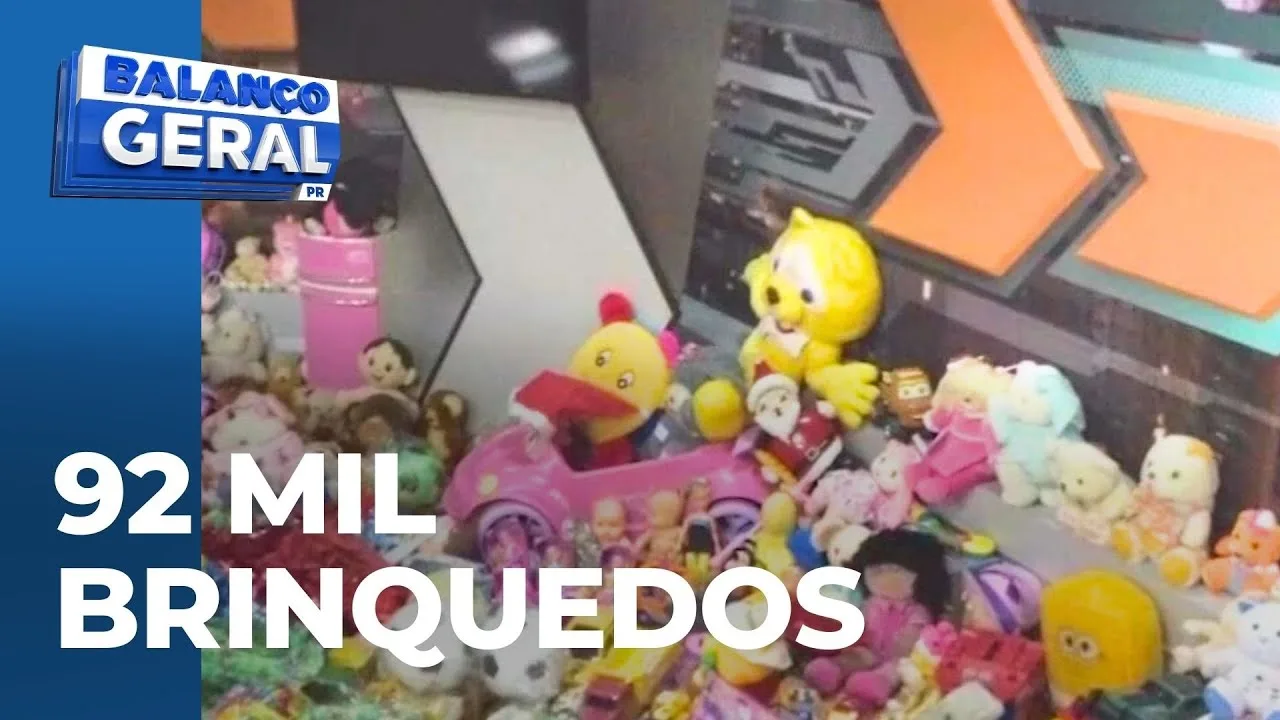 Brinquedo do Bem: em 10 anos, campanha da RICtv arrecadou mais de 92 mil brinquedos só em Maringá