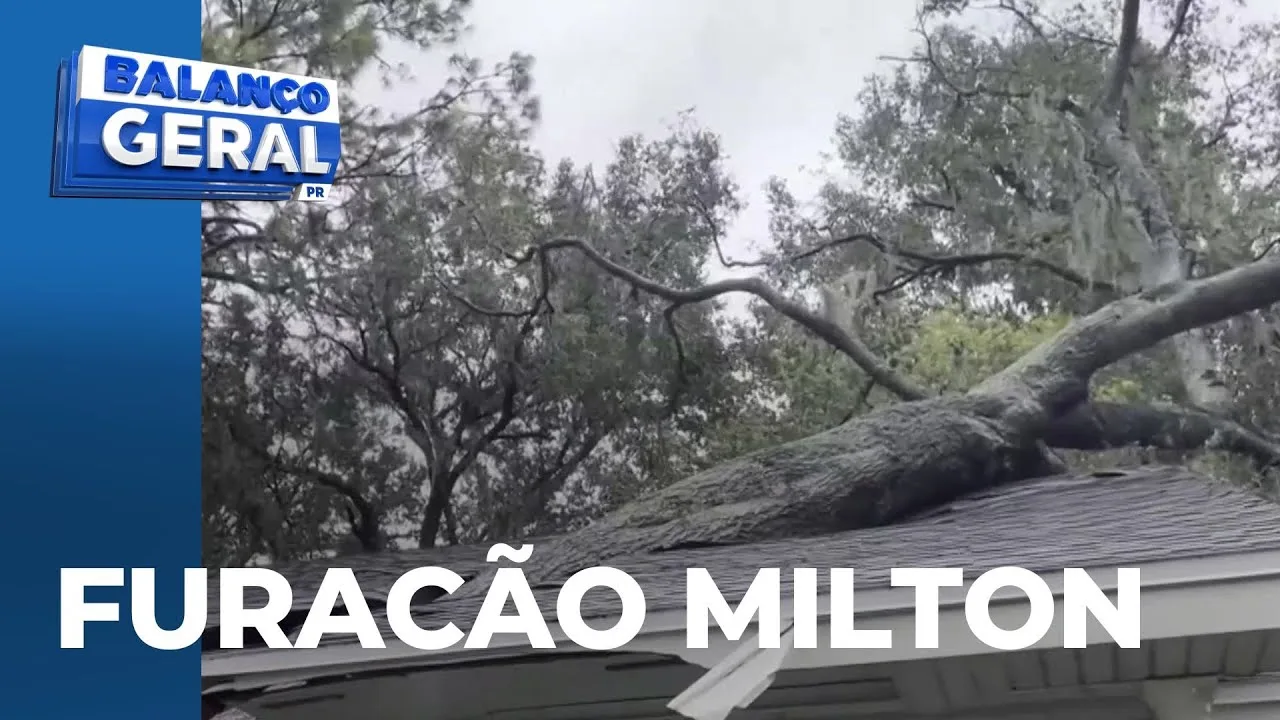 Londrinense mostra como está a região atingida pelo Furacão Milton