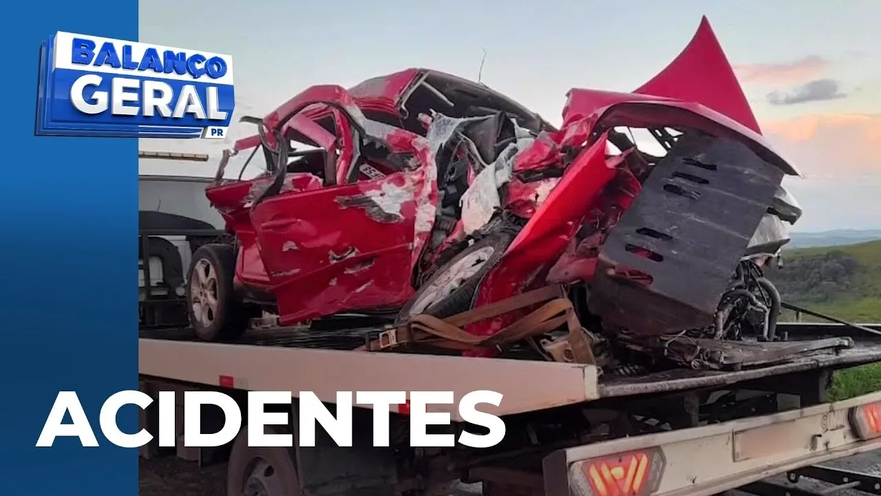 Criança morre em acidente na BR-376; em Maringá, adolescentes ficam feridas em acidente com jet ski