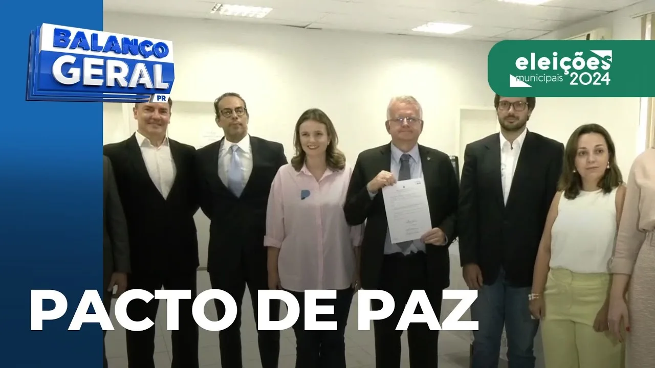 Candidatos que se enfrentam no segundo turno em Londrina, assinam pacto pela paz