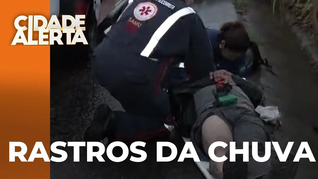 Acidentes e alagamentos: Confira os rastros da chuva pela cidade