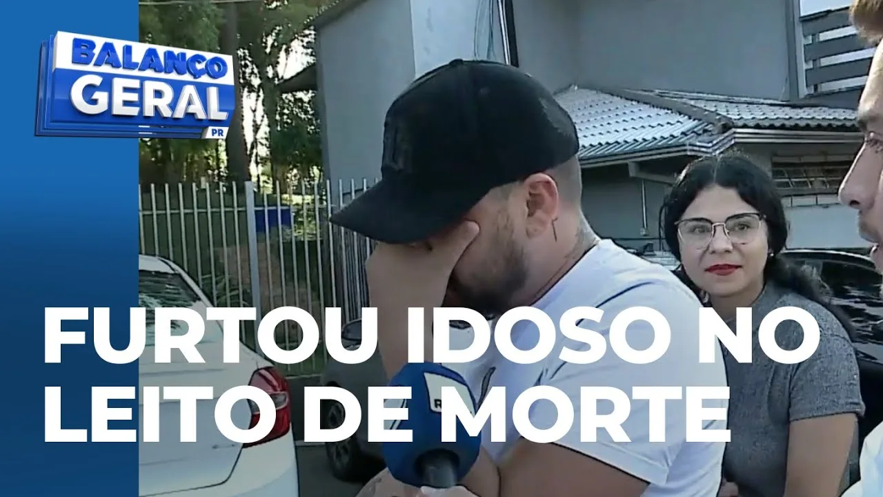 Neto de idoso furtado enquanto morria em acidente cobra suspeito na saída da delegacia