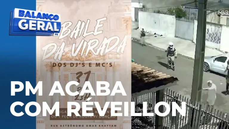 Polícia acaba com festa de réveillon e ação gera polêmica por supostos excessos!