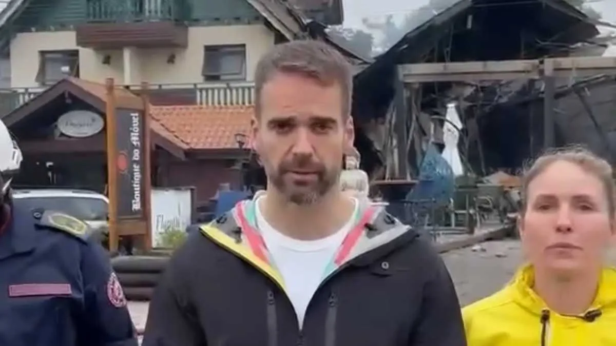 eduardo leite fala sobre atendimento a ocorrência em gramado