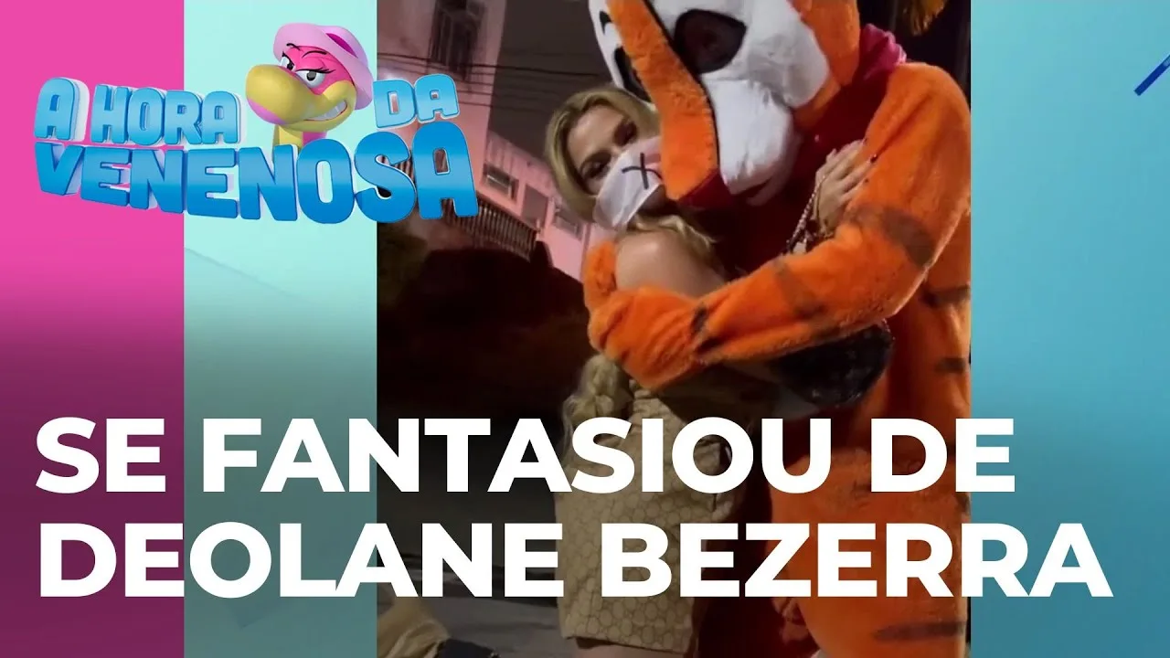 Atriz usa fantasia de Deolane Bezerra em festa de Halloween e gera polêmica na internet