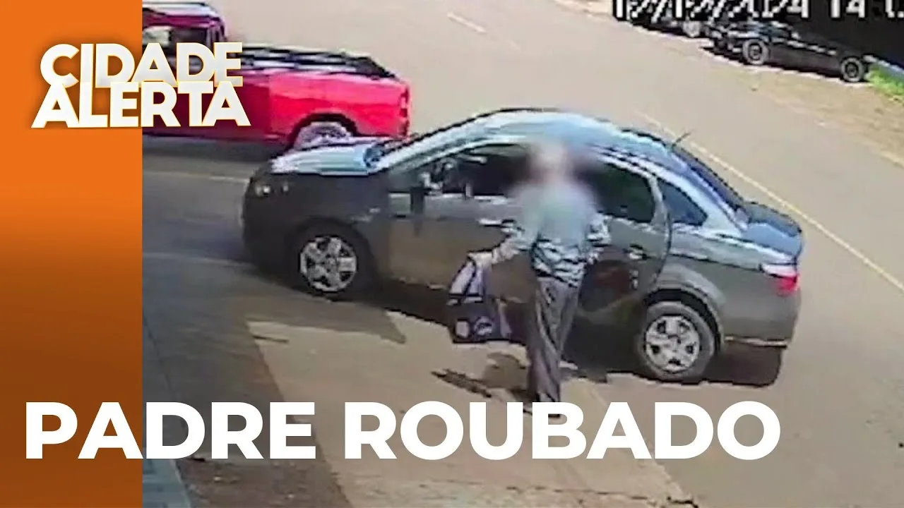 Assalto a padre: Bandido rouba carro de sacerdote à luz do dia