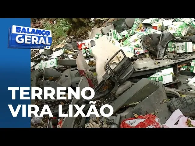Antigo terreno da SANEPAR vira lixão no sítio cercado: falta de segurança também preocupa