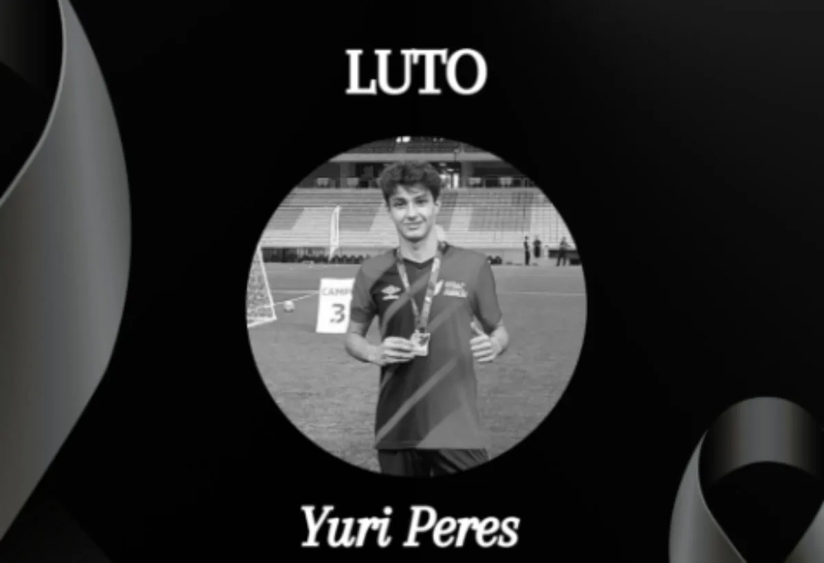 O jovem Yuri Peres Rodrigues, adolescente de 16 anos que morreu afogado na região da Praia Mansa de Caiobá, em Matinhos, foi homenageado pela escolinha de futebol do Athletico Paranaense