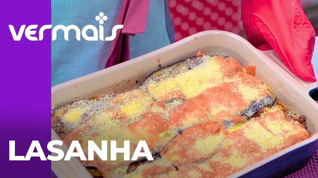 Receita do dia: veja o passo a passo da lasanha de berinjela gratinada