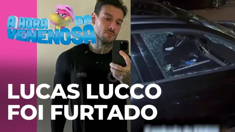 Lucas Lucco tem carro arrombado na Europa e persegue bandidos para recuperar pertences