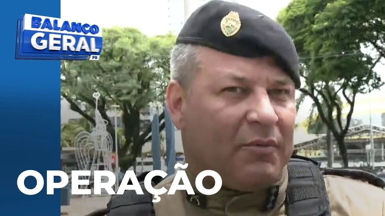 PM lança operação "Força Total Brasil X" e reforça policiamento nas áreas centrais de Maringá