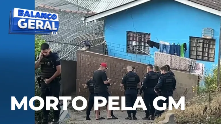 Homem é morto pela GM: Foi flagrado no momento em que agredia a mulher com um facão