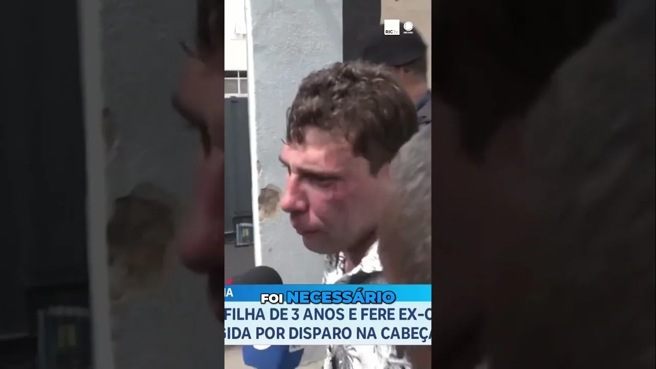 Homem, que matou a filha de 3 anos e atingiu a ex-companheira na cabeça, é preso